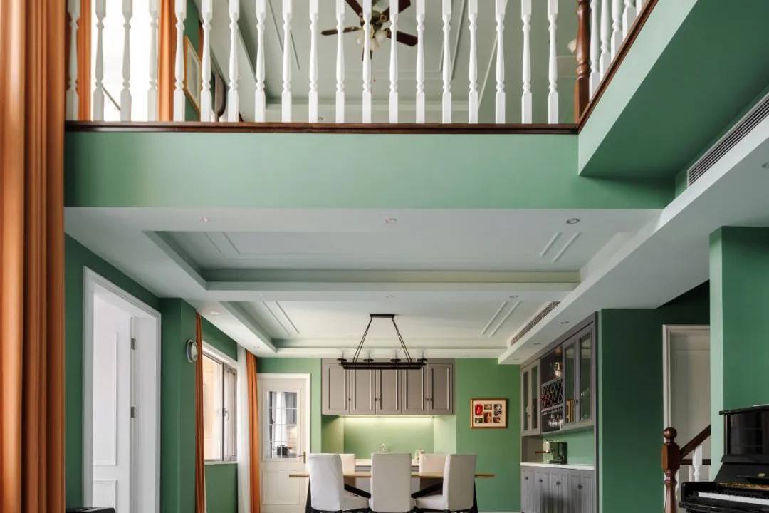 杨佳伟设计|500平米简约美式,打造一方自在天地-叭楼楼市分享网