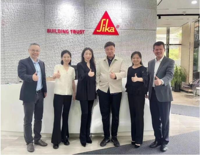 中国建筑材料联合会预拌砂浆分会莅临西卡BFM中国交流座谈