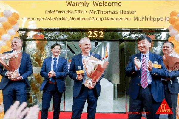 再访华!西卡集团首席执行官Thomas Hasler开启今年第二次中国之行!-叭楼楼市分享网