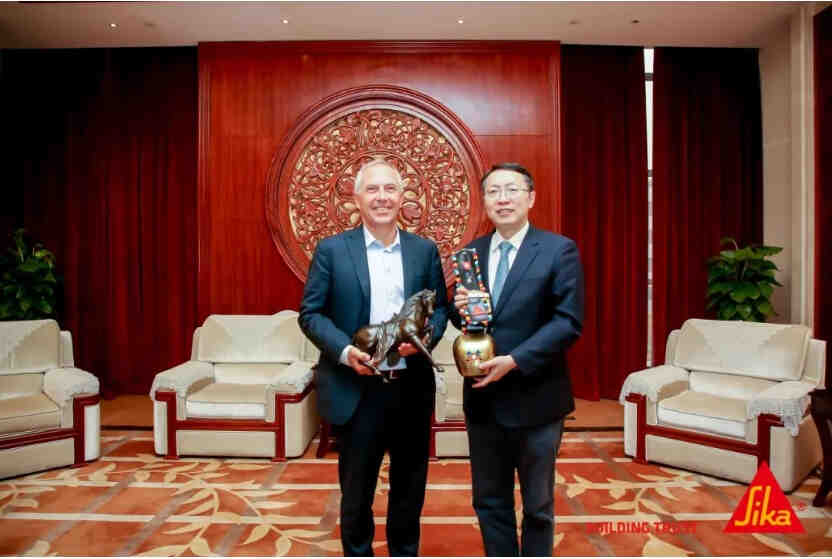 再访华!西卡集团首席执行官Thomas Hasler开启今年第二次中国之行!