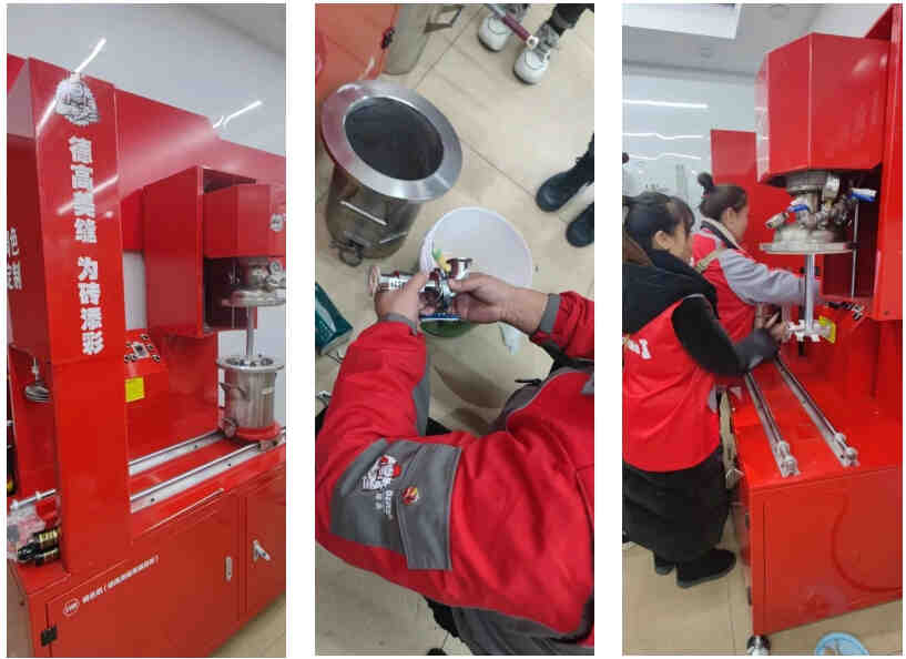 疯狂打call!又一家西卡德高美缝聚脲调色中心盛大开业